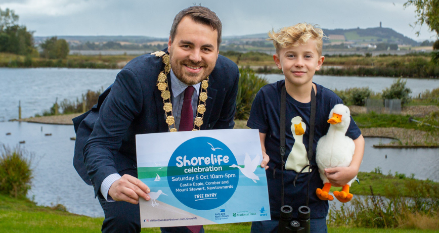 Mayor Alistair Cathcart and Arthur are looking forward to the Shorelife Celebration